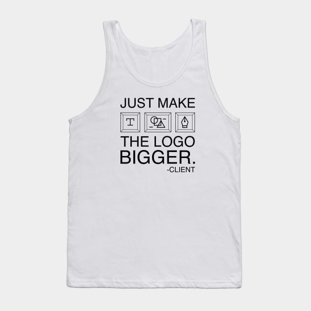 Logo Bigger Tank Top by CreativeJourney